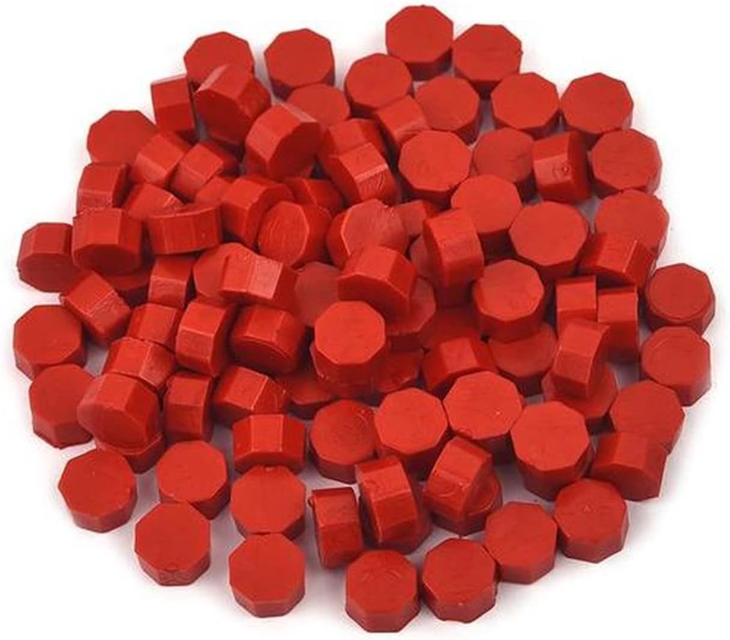 Houten Lakzegel Stempel 100 stks Vintage Achthoekige Wax Seal Stempels Scrapbooking Metalen Wax Kralen Craft Levert Decoratie Verjaardag Bruiloft Envelop Stempel Lakzegel Stempel Set (Size : 3)