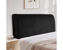 CYCMACO Fluwelen Bed Headboard Cover, Stretch All-Inclusive Bescherming Cover, Elastisch, Effen, Stofdichte - ShopVlot