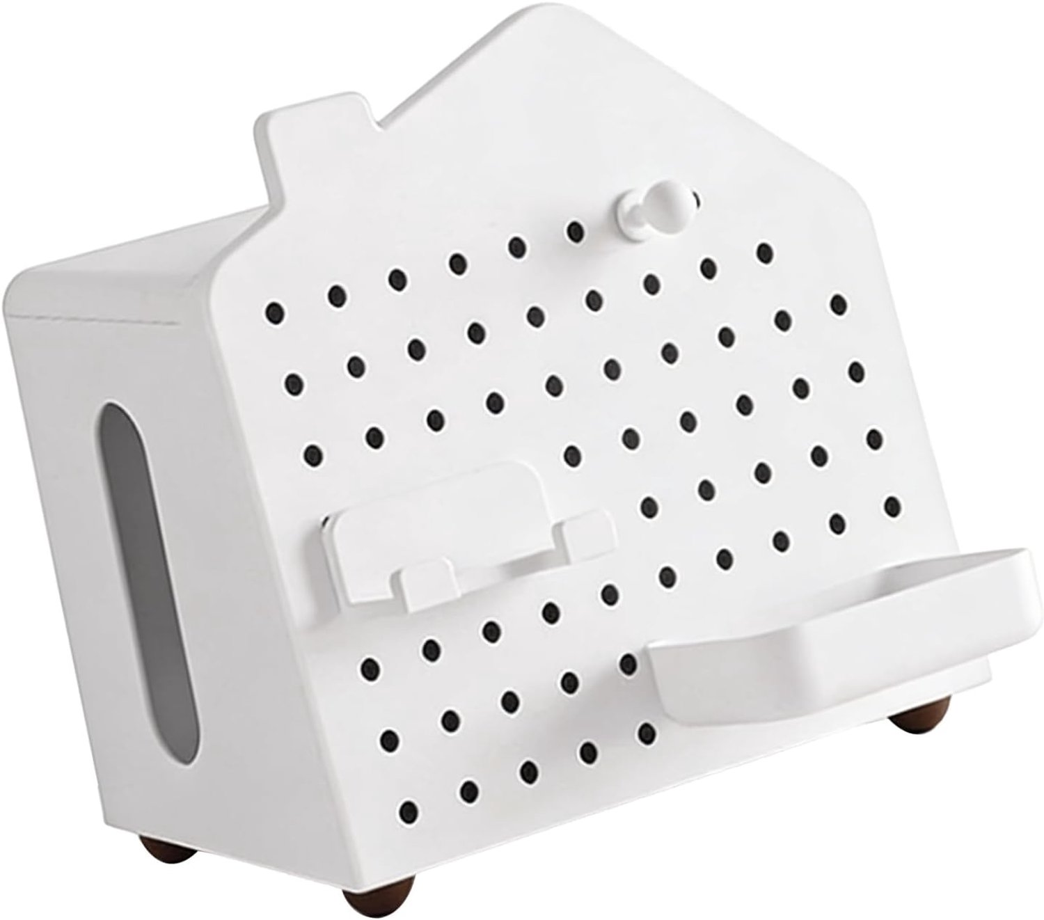Jeffergarden Pegboard Bureau Organizer, Huisvormig met La 23x22x14,5cm