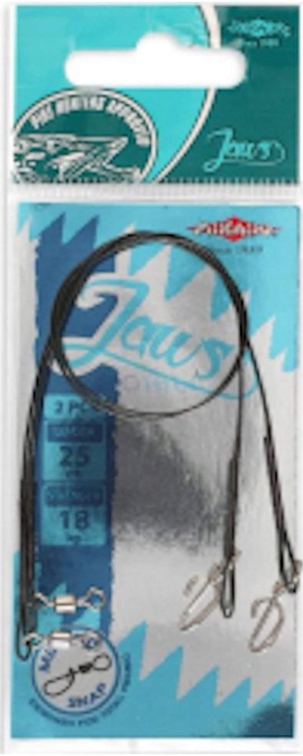 Mikado Jaws Stalen Onderlijnen 30cm/12kg - 2 stuks