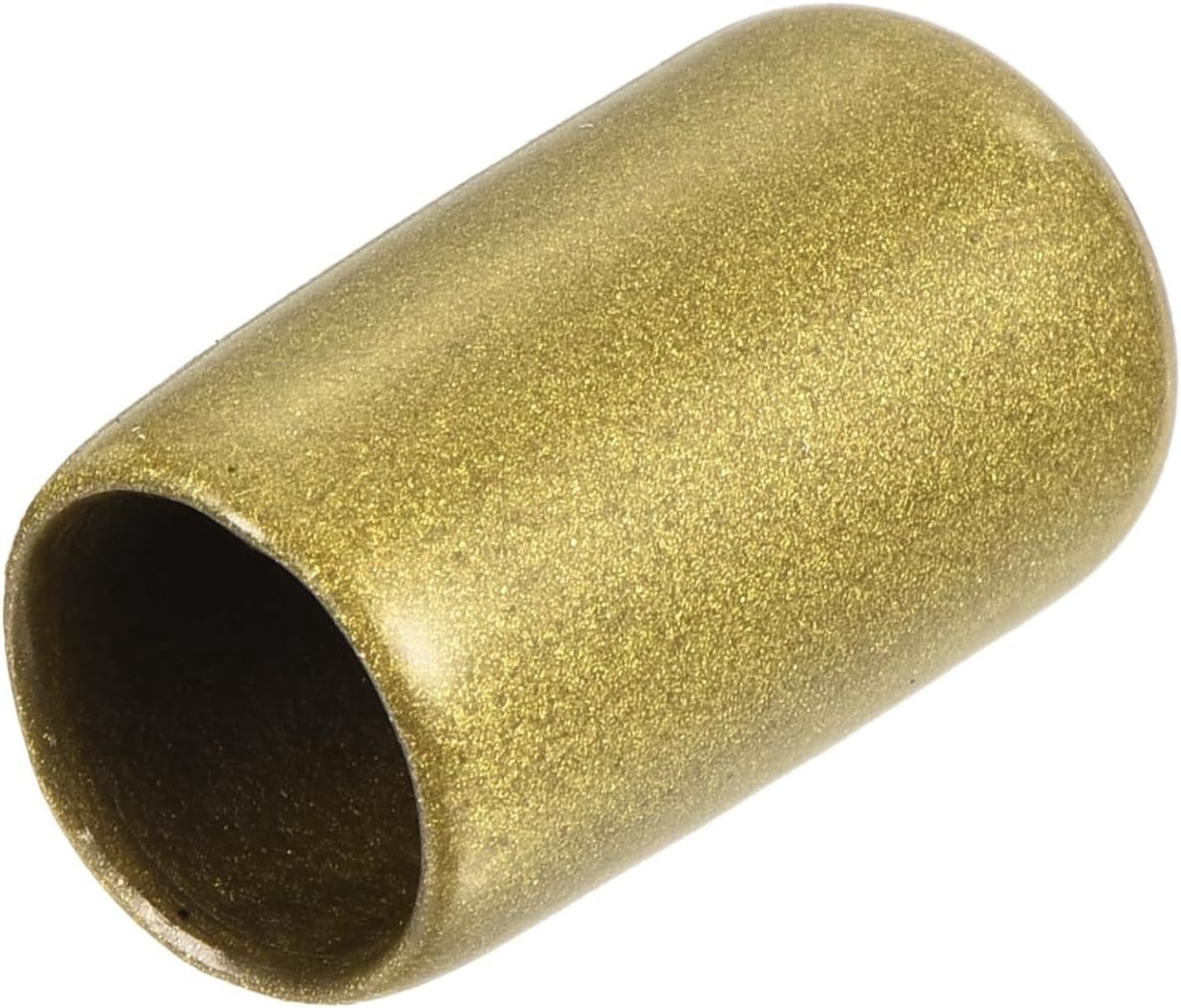 Rubber einddoppen set van 20 stuks - 1 cm ID, stopcontacten voor buizen, schroefdoppen en beschermcaps in goudkleur