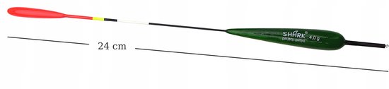 Shark Balsa Dobber 4g / 24cm - Perfecte Kwaliteit Vissersdobber — afbeelding 3