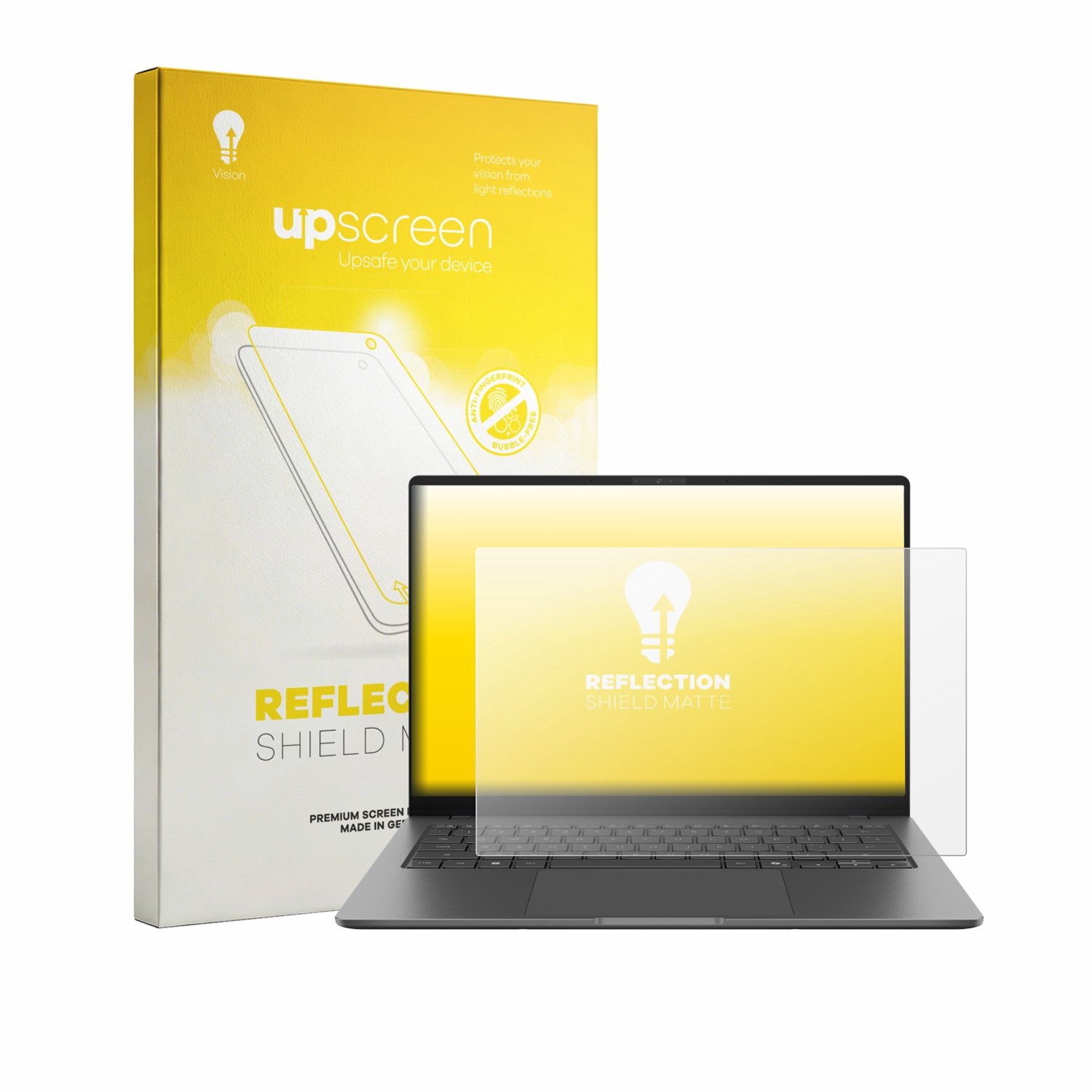 upscreen - Screenprotector voor ASUS Vivobook S14 S5408 - Folie Beschermfolie anti glare matte