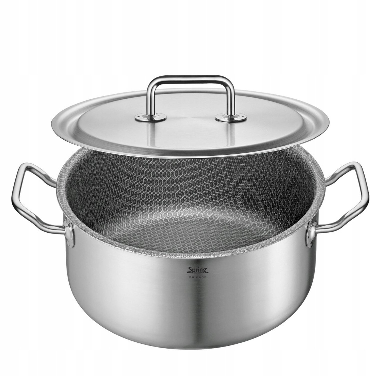 Spring Brigade Premium Lage Pan 24cm - 4.7L, Anti-aanbaklaag