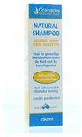Grahams natural hair Natural Shampoo, 250ml. Voor de gevoelige hoofdhuid, met Kokosnoot & Manuka Honing. Zonder parabenen.