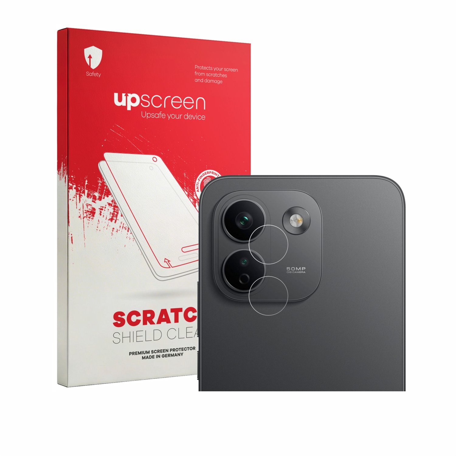 upscreen - Screenprotector voor Xiaomi Redmi Note 17 Pro Max 5G (ALLEEN Camera Lens) - Folie Beschermfolie transparant