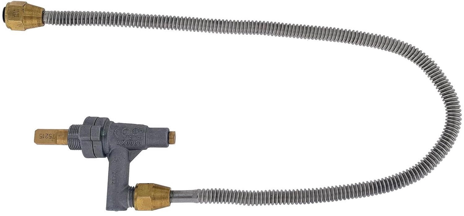 69888 Zijbrander Regelklep W/Gasleiding voor Weber Spirit E-320, SP-320, E-330