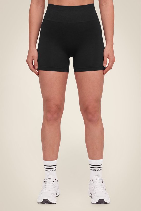 Gorilla Wear Florence Seamless Contour Shorts - Sportbroek - Zwart - L — afbeelding 4