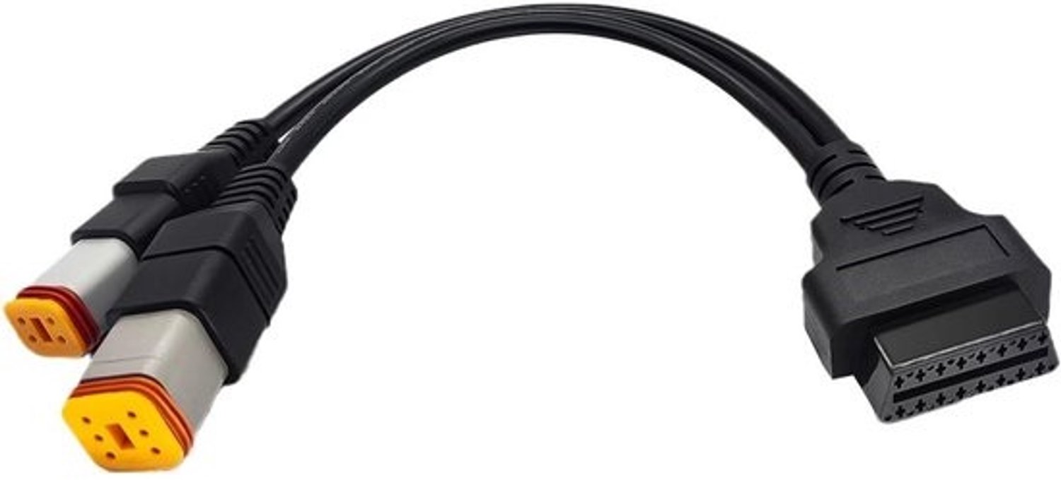 OBD2-diagnosekabelset voor motorfietsen - 16-pin naar 4/6-pin adapter