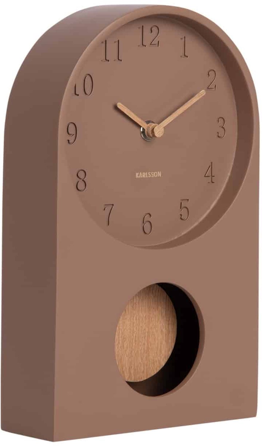 Karlsson Tafelklok Paris Arch - Bruin - 4.8x14.5x24.1cm - Scandinavisch