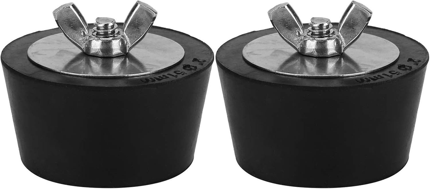 2 Stuks 51mm Rubber Expansiepluggen voor Zwembadleidingen, Antivries en Winterbescherming voor Spa en Piping Accessoires