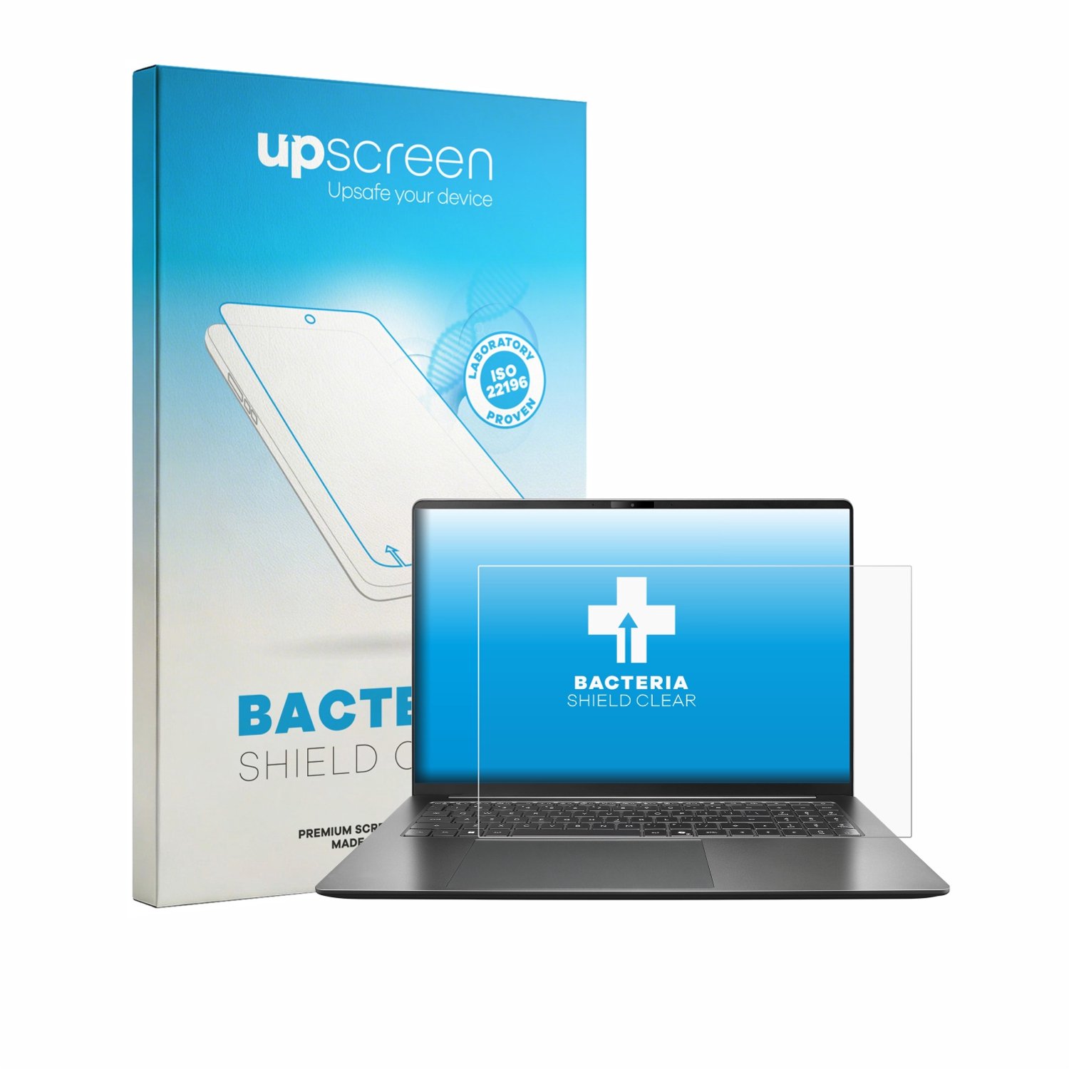 upscreen - Screenprotector voor ASUS Vivobook S16 S5652 - Folie Beschermfolie transparant antibacterieel