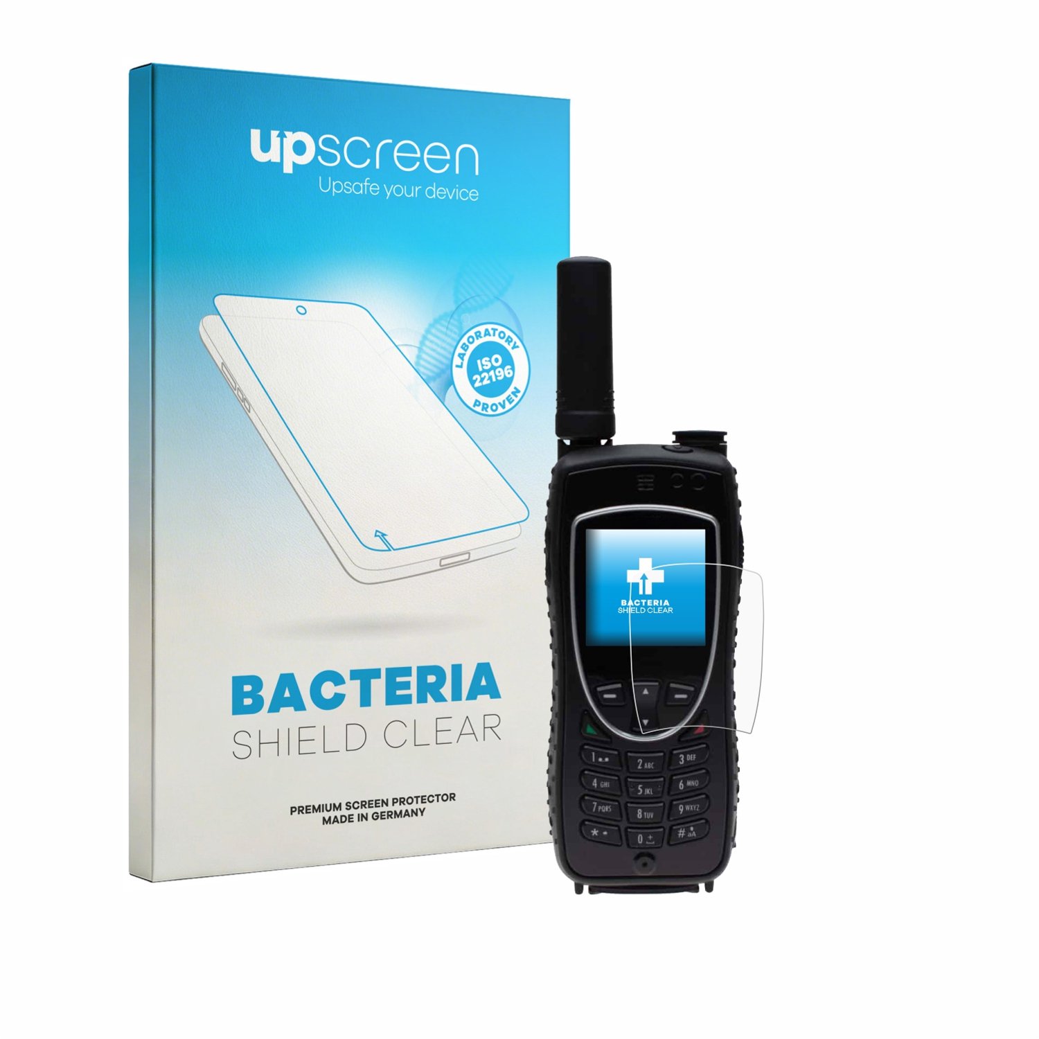 upscreen - Screenprotector voor Iridium Extreme 9575 - Folie Beschermfolie transparant antibacterieel