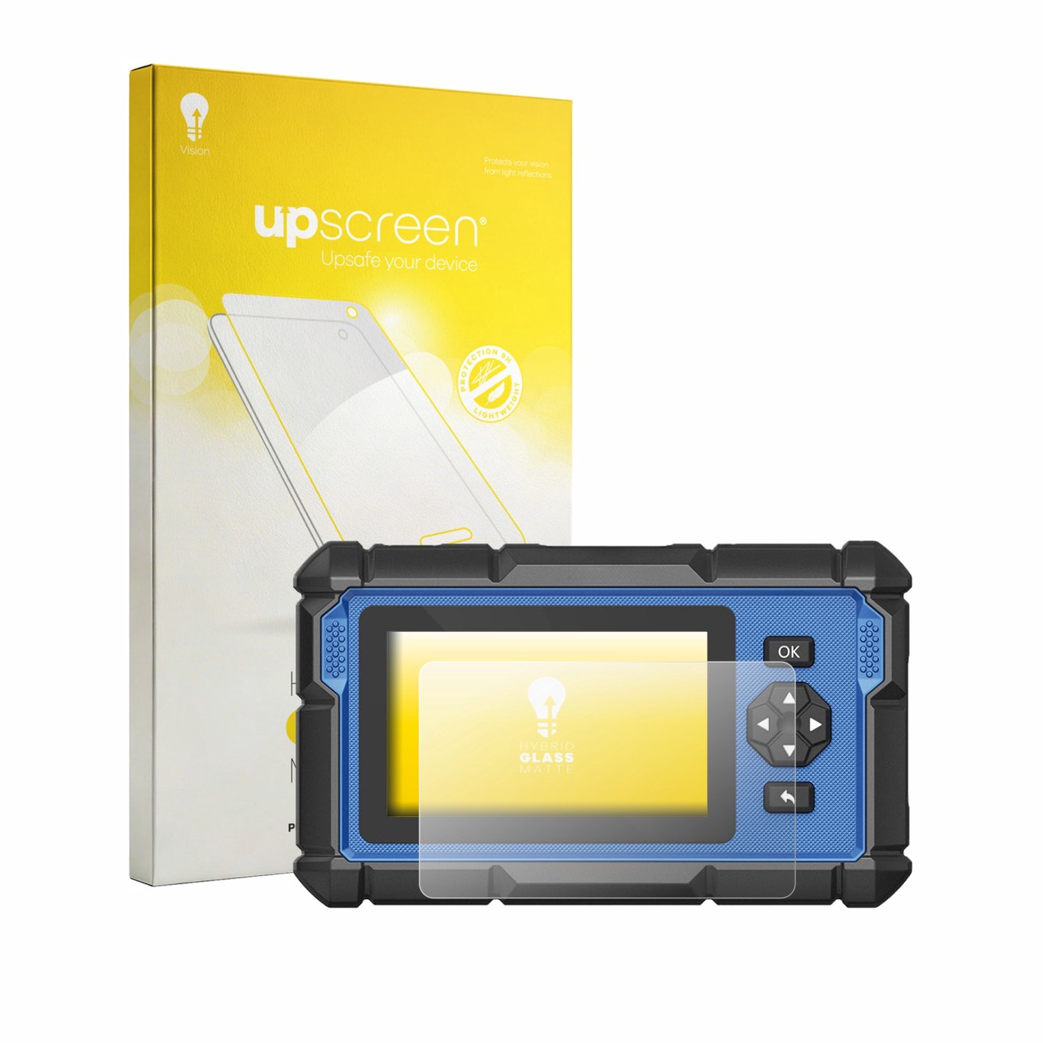 upscreen - Screenprotector voor Topdon ArtiDiag 600 S - Folie Beschermfolie Beschermglas matte
