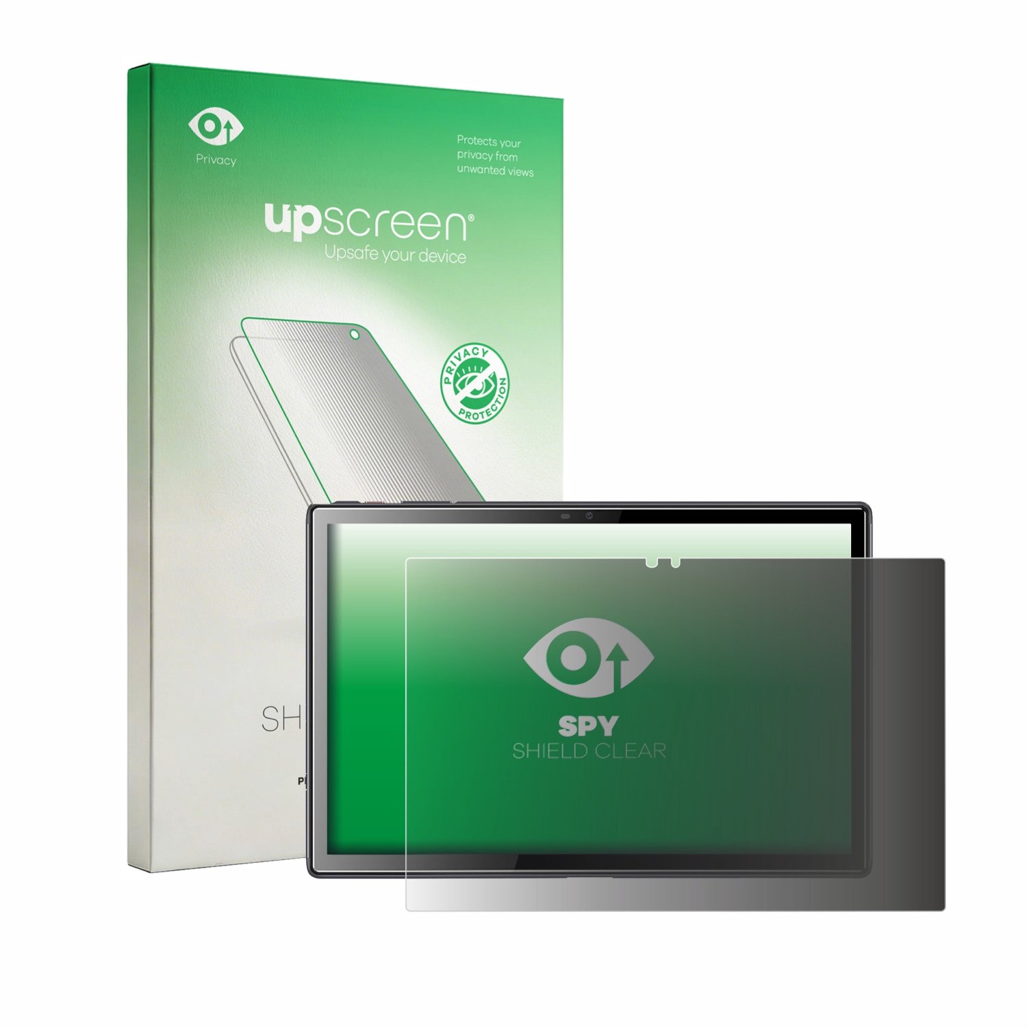 upscreen - privacy screenprotector voor Byybuo A10 - Folie Beschermfolie Blauwlichtfilter