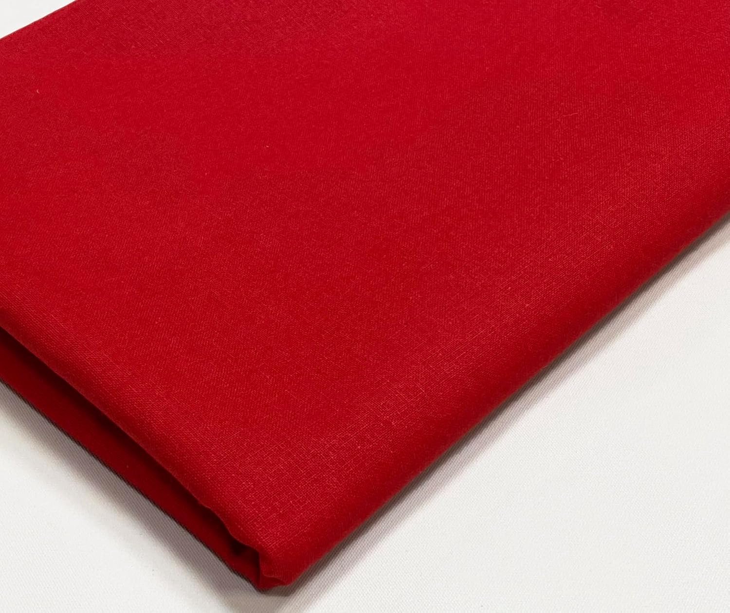 A-Express Effen katoenen stof - 150 cm extra breed per meter - 150 g/m² viscose materiaal - voor kleding, quilten, gordijnvoering, lakens, totes, kostuum, jurk, beddengoed - rood