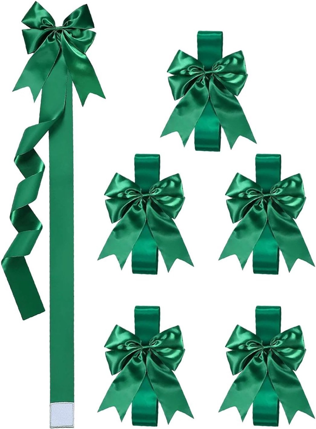 Kerst decoratieve lint krans