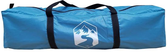 vidaXL - Tipitent - 4-persoons - waterdicht - blauw van Vidaxl — afbeelding 2