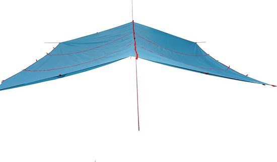 vidaXL - Kampeerluifel - waterdicht - 420x440 - cm - blauw van Vidaxl — afbeelding 2