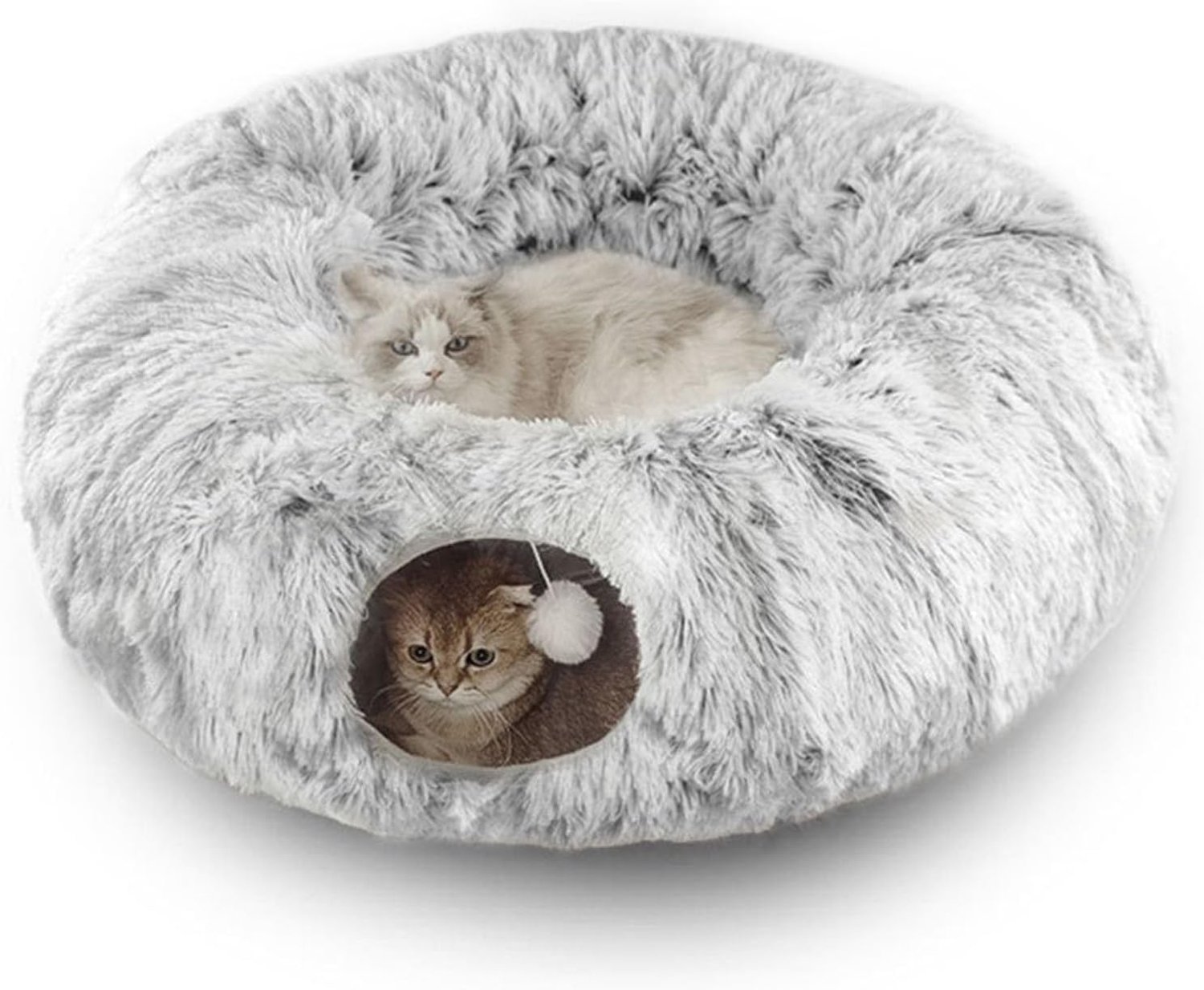 Katten Tunnel Bed Twee-in-één Pluche Kittengrot