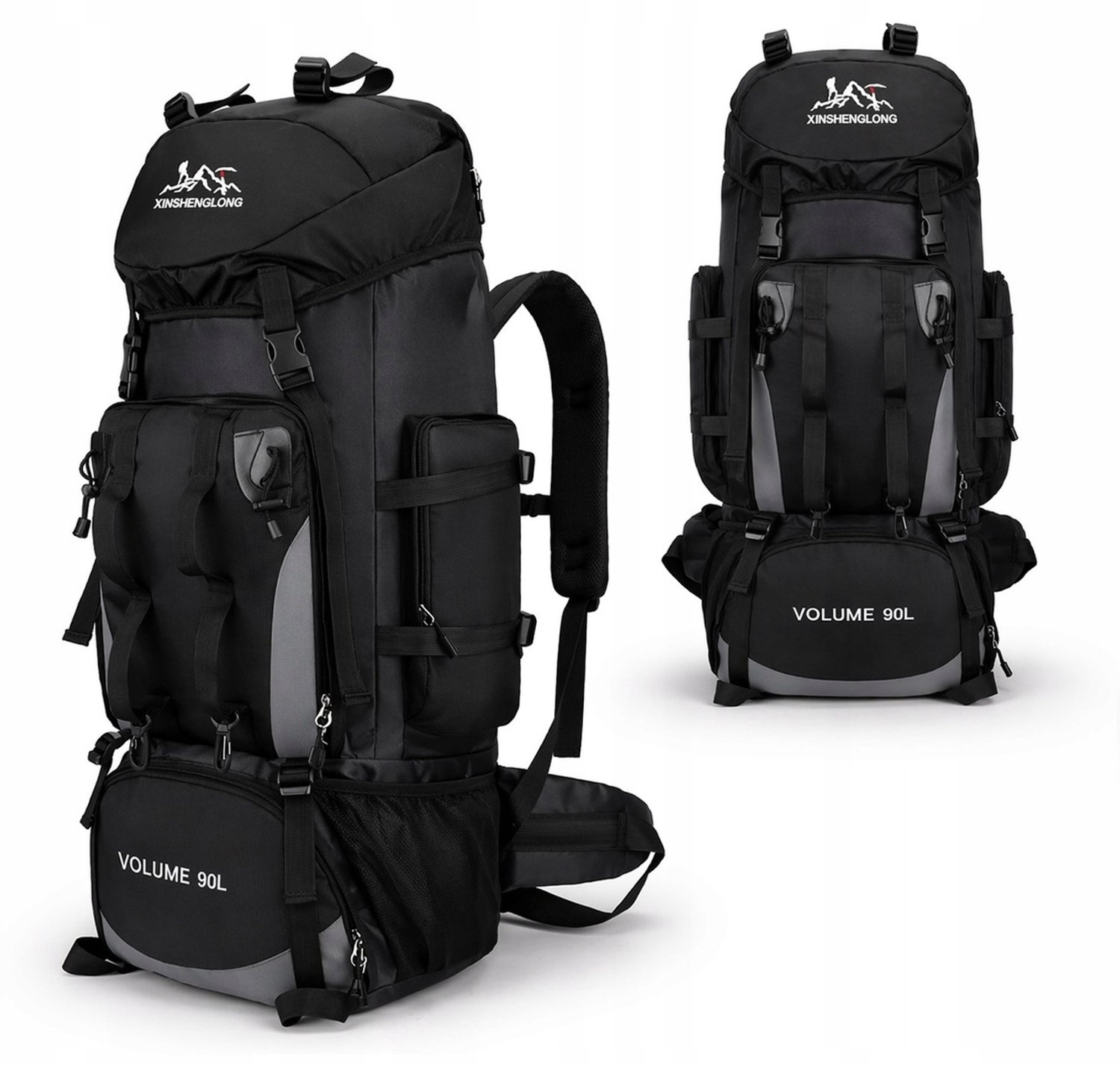 Tactische Rugzak 90L - Outdoor, Survival & Bushcraft - Zwart