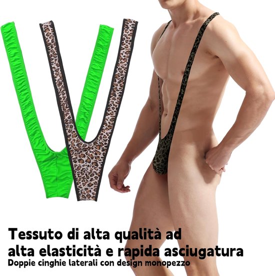 Tanga voor mannen - Grappige Slips en Badmode Geschenken - V-vorm Badpak String Bikini — afbeelding 4