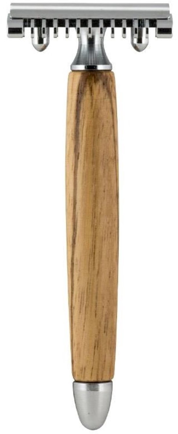 Fatip - Scheermes - Safety Razor Open kam - Olijfhout