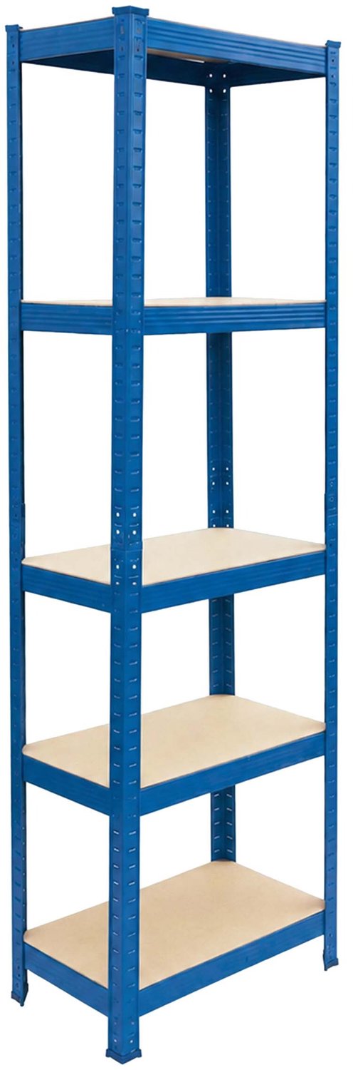 Stellingkast - 180 x 50 x 30 cm - 875 kg - blauw
