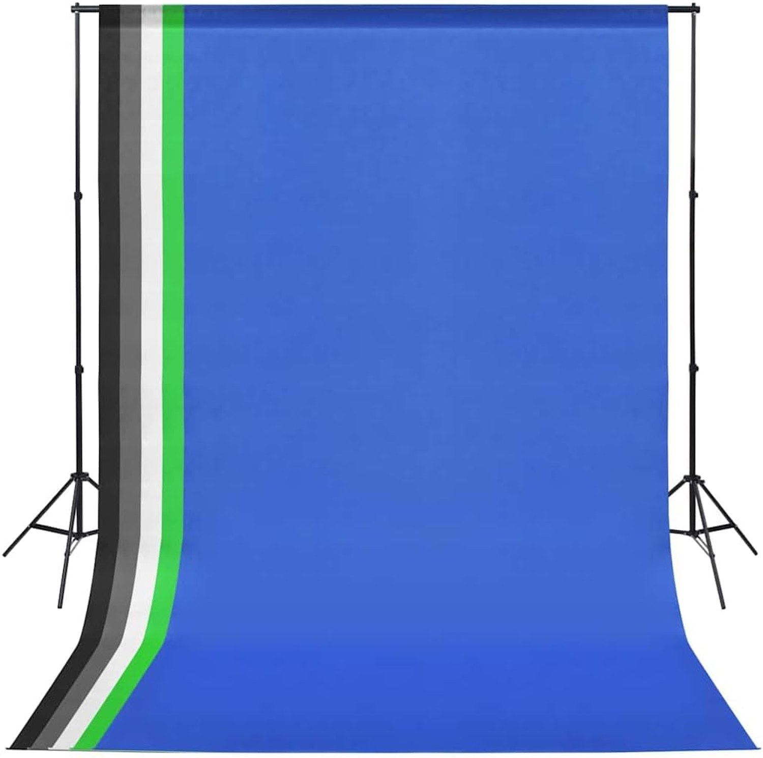 Fotostudio-set met 5 achtergronden en verlichting 5500 K