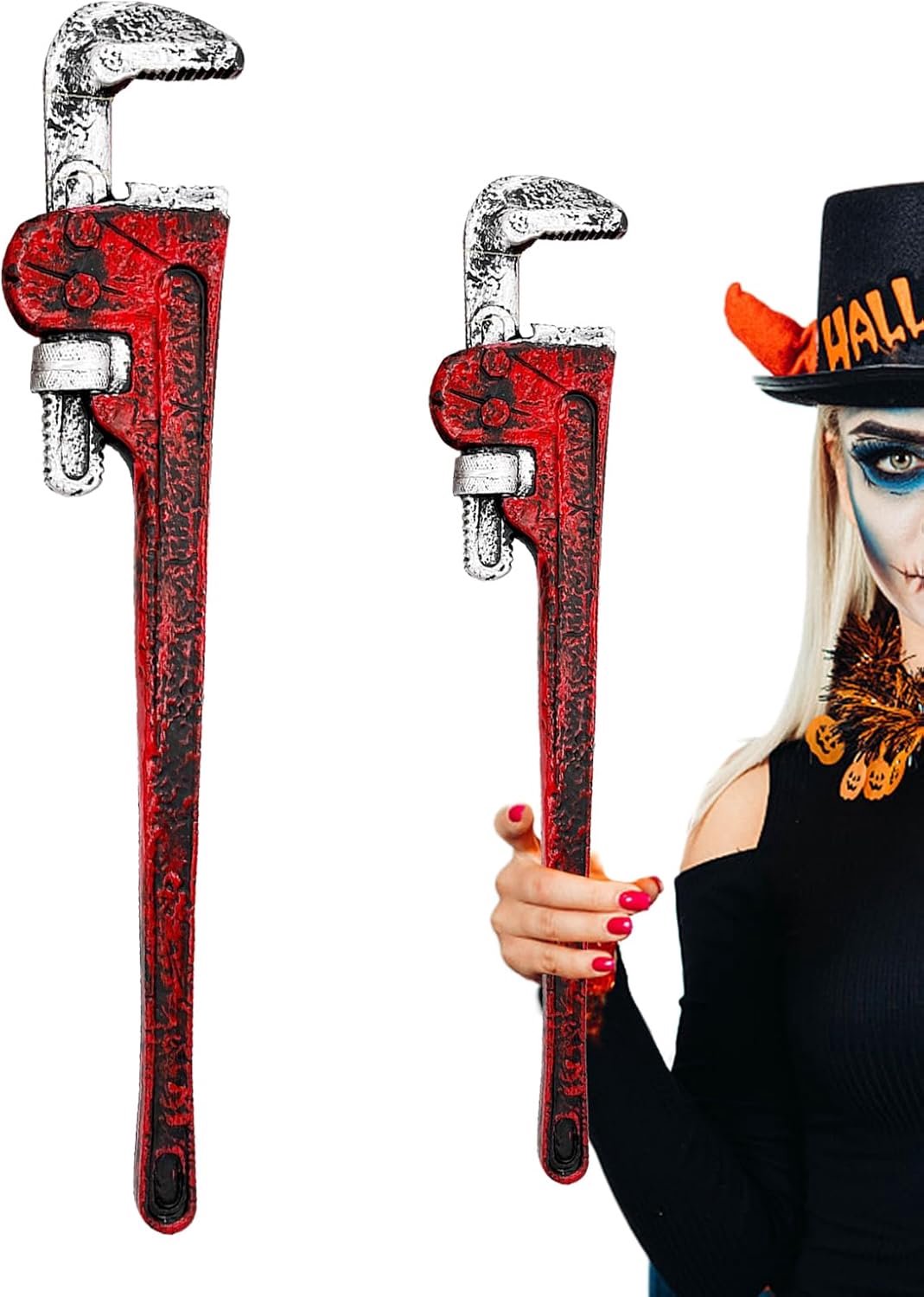 Halloweenkostuum rekwisieten accessoire enge nep worstel, realistische decoratie, tricky volwassenen, feestfavorieten voor Haunted House, korte speeltjes, theater, stage prestaties