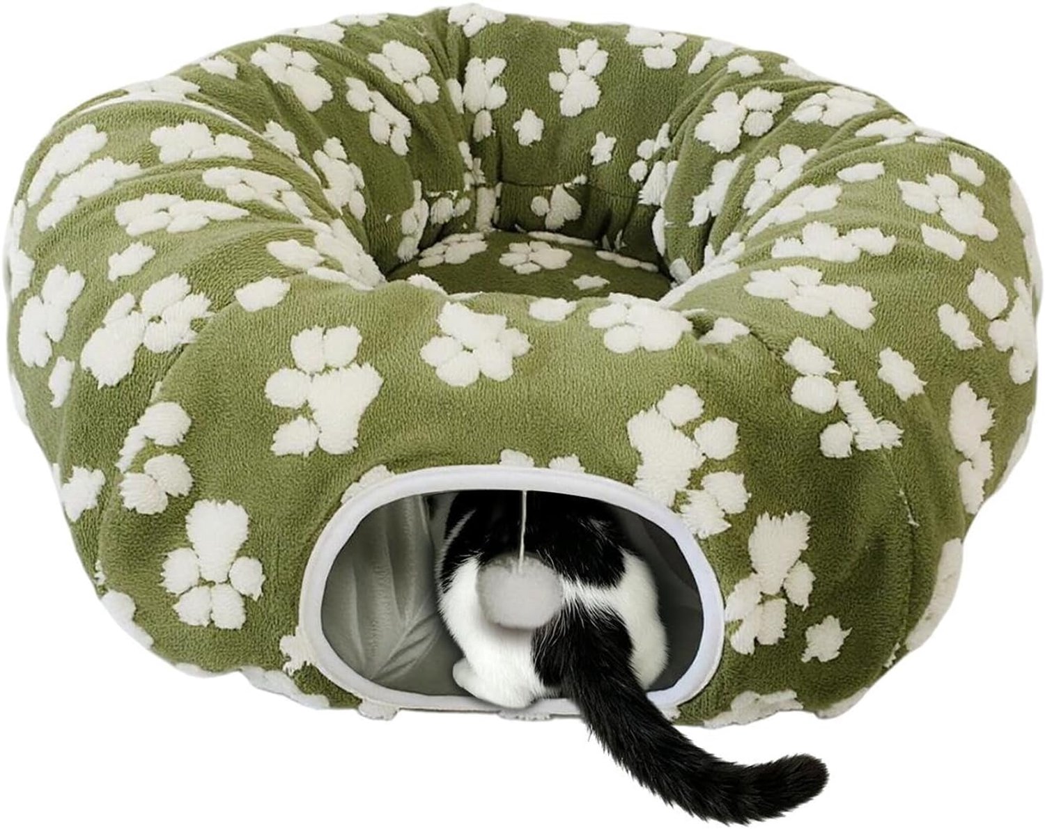 Katten Donut Zacht Pluche Wasbaar Groot Opvouwbaar Anti-kantel