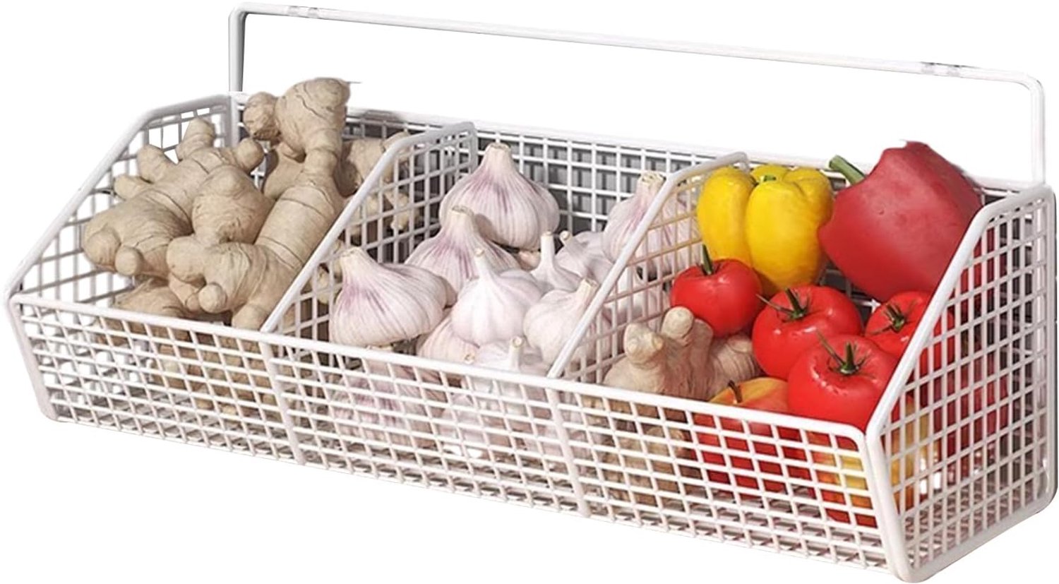 Groentemanden voor de keuken 3-voudig aardappelmand