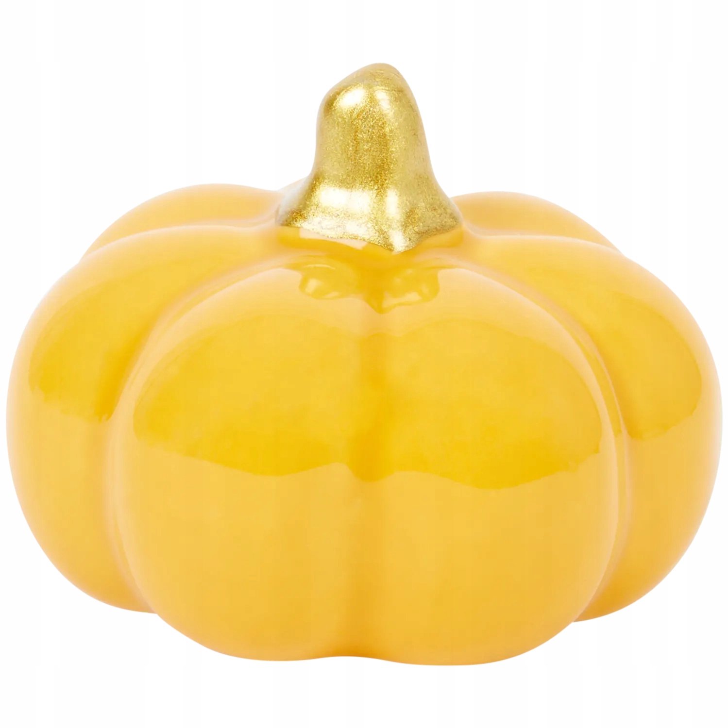 Keramische Sierdynia Mosterdgoud 6 cm - Herfstdecoratie
