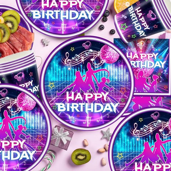 72 stuks K Pop Verjaardag Decoratieset, Verjaardagsfeestje Decoratieset, K-Pop-Thema Verjaardagsfeestdecoraties, VerjaardagsdecoratiesK Pop Party, Kartonnen Plaat Servet, Verjaardagsfeestje Set-24 — afbeelding 2