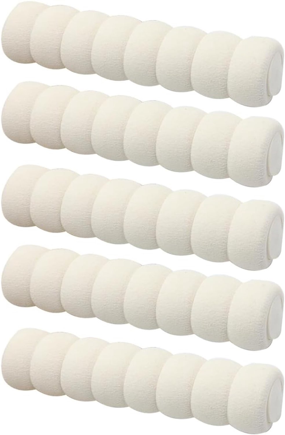 Veiligheidsbeschermers voor Deurklinken - 5 Stuks Zachte Schuim Covers voor Kinderen en Huisdieren, Bescherming tegen Stoten en Verwondingen (Wit)