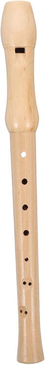 Houten Sopraanblokfluit voor Beginners Duurzaam Stabiel Kinderinstrument Eenvoudig Te Bespelen Oefenen voor Muziekstudenten Geschikt voor Jongen Meisje Volwassenen
