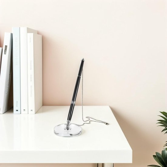 4 Stuks kantoorbenodigdheden decoratieve pen gastenboek pen Silver — afbeelding 3