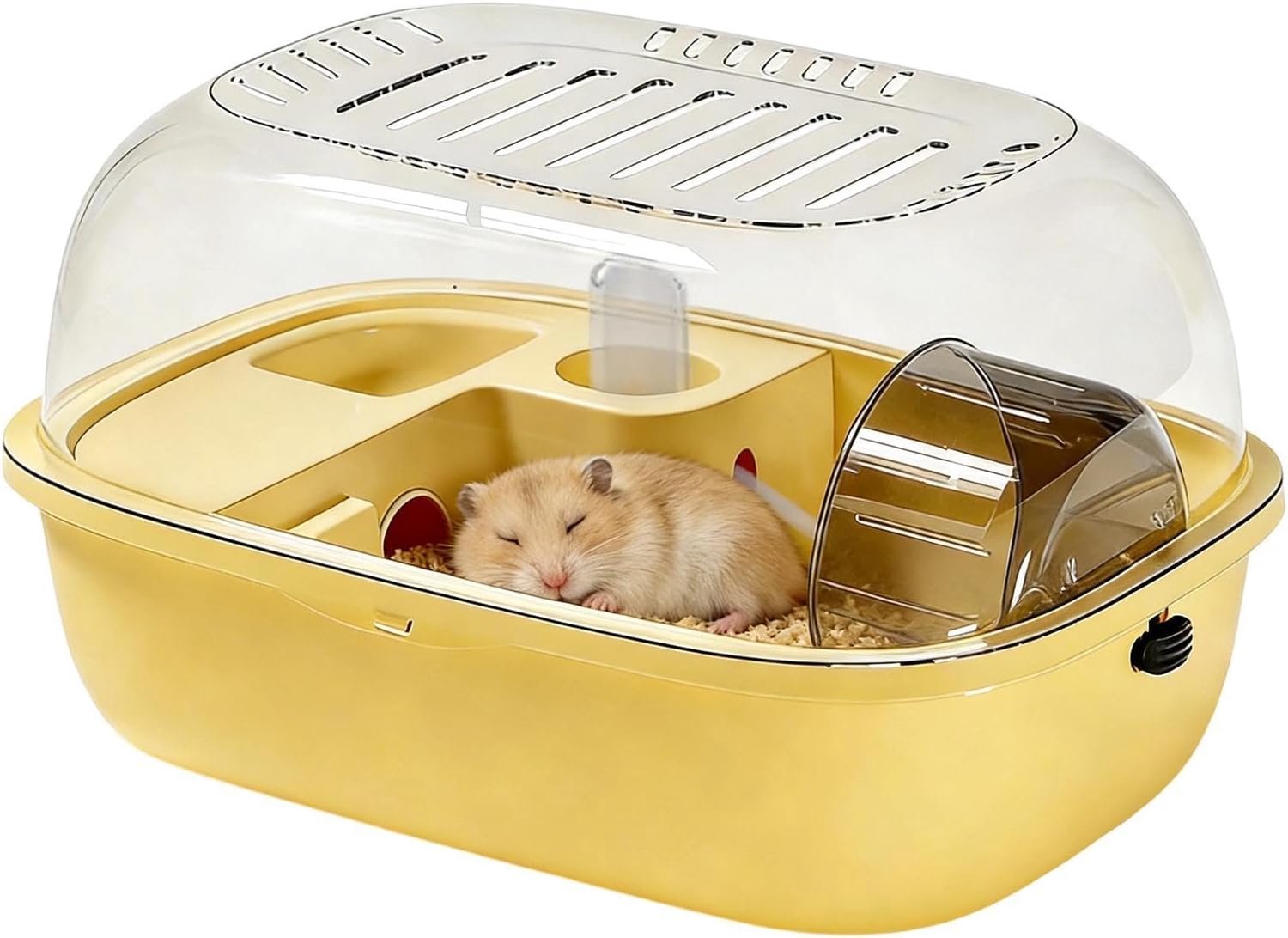 Dwerg Hamster Kooi Openklapbare Bovenkant Draagbare Handige Doorzichtige