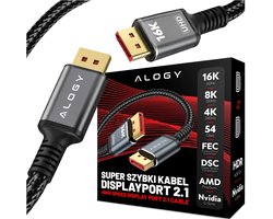 DisplayPort 2.1 Kabel 1M - 4K/240Hz, 8K/120Hz, 16K/60Hz, HDR