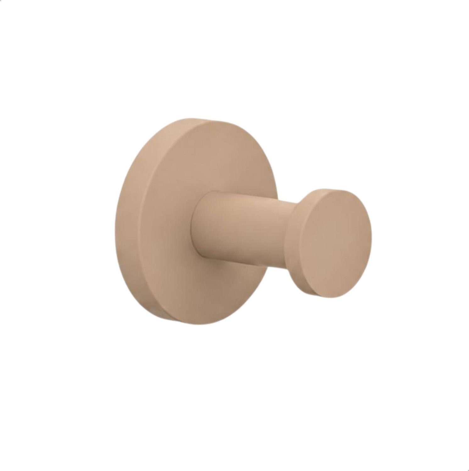 Handdoekhaak Beige - Handdoekhaakje - Badkamer Haak - Toilet - RVS - Mat beige