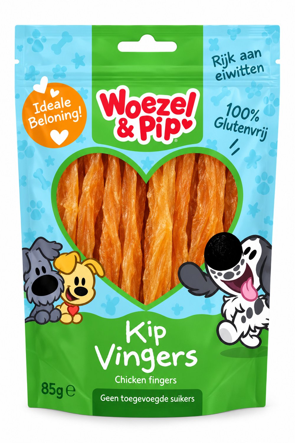 Woezel & Pip Kip Vingers Hondensnack 85 g