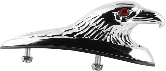 lyrlody Motorfiets Spatbord Ornament Adelaarskop 6mm Bout Montage — afbeelding 5