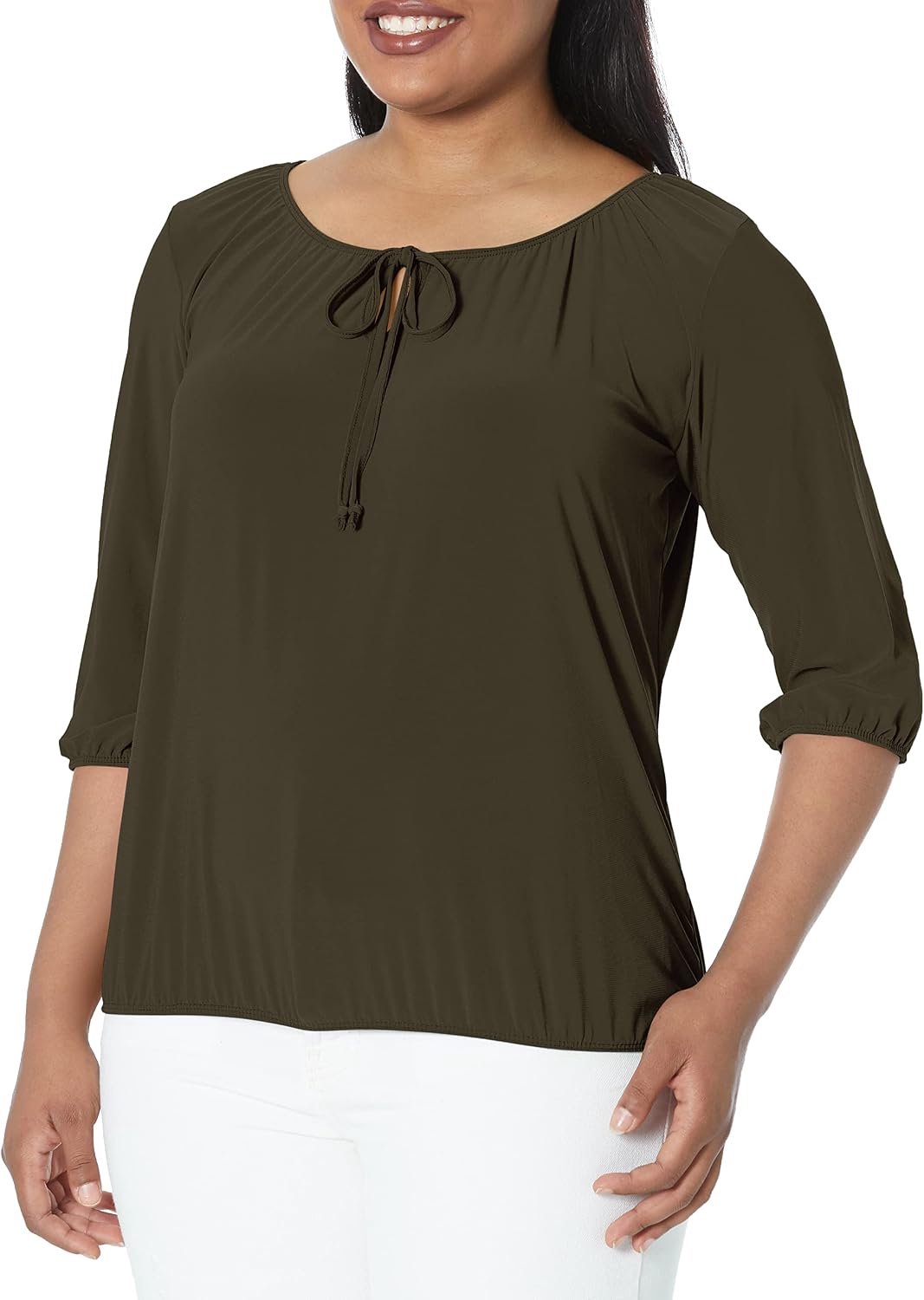 Star Vixen Damesblouse, Olijf, M