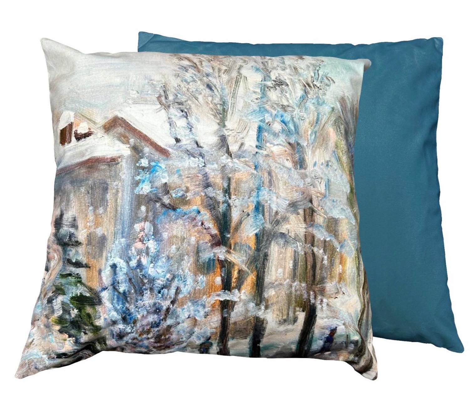 Kerst Kussenhoes 45x45 cm - Zacht Velours met Winterse Patronen