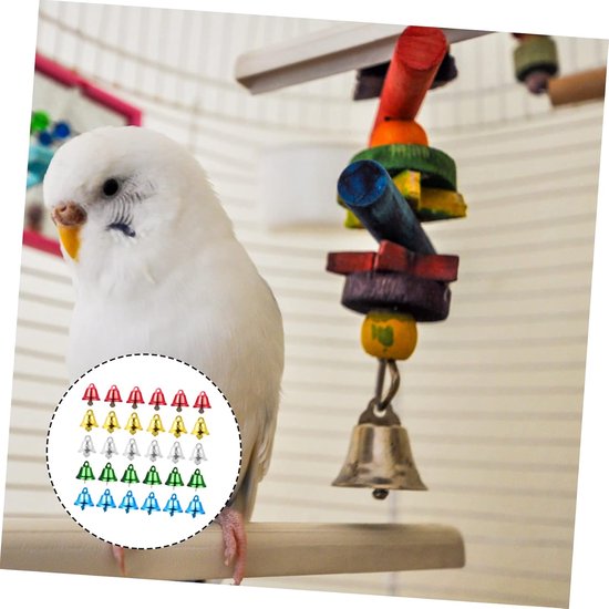 50 stuks Metalen Belletjes Lichtgewicht DIY Hangdecoratie voor Dierentuinen Windgongen Ambachten Geschikt voor Hondenhalsbanden Goud Groen Rood — afbeelding 4