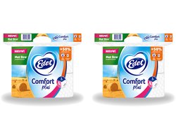 2 x Edet – Toiletpapier – 3-Laags - Voordeelverpakking - 2 stuks