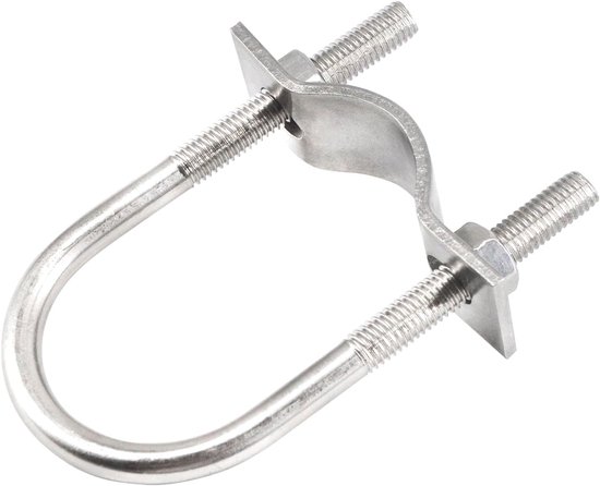 (4 stuks) 6x42x62mm U Bouten Pijpklemmen met Platen en Moeren 304 Rvs Tuble Klem Pijp Gesp — afbeelding 5