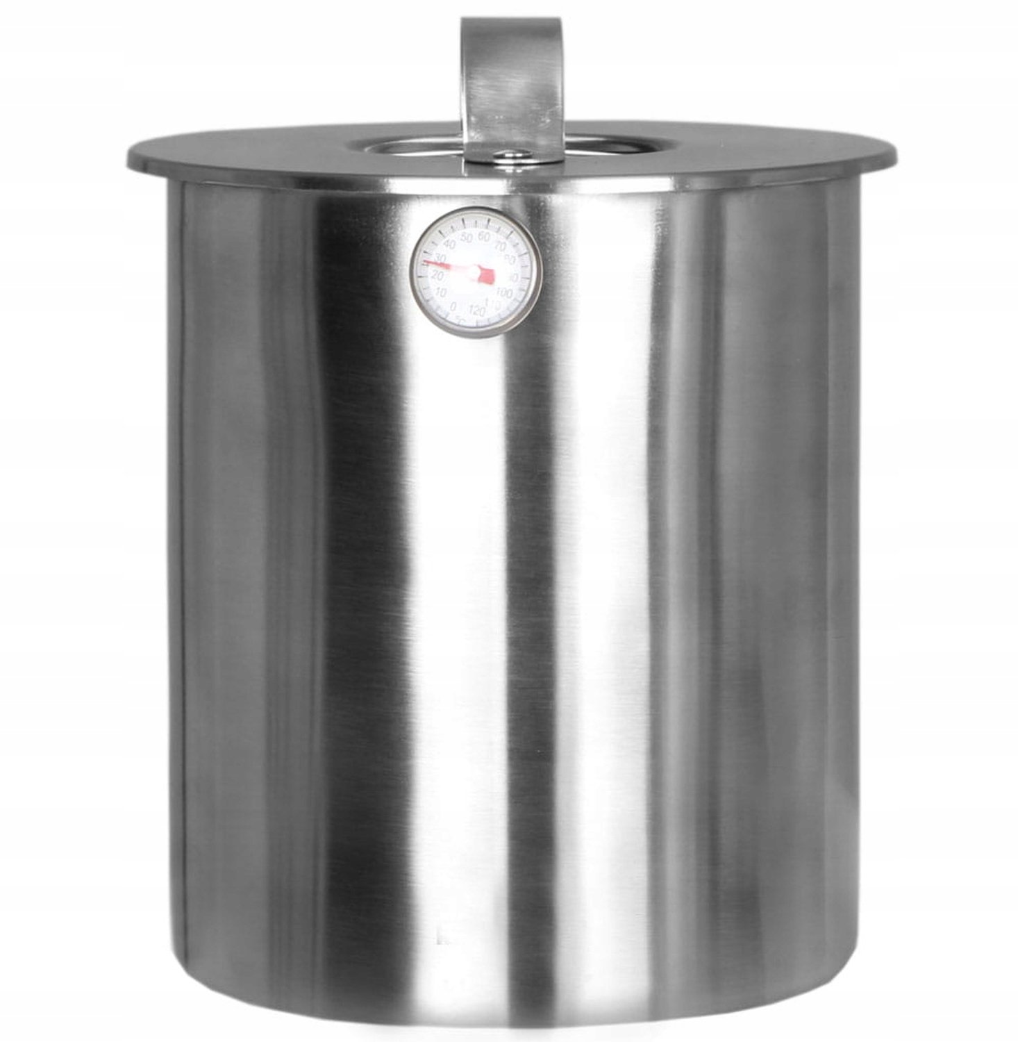 Merkloze vleesbereider met thermometer, 2.5 kg, roestvrij staal