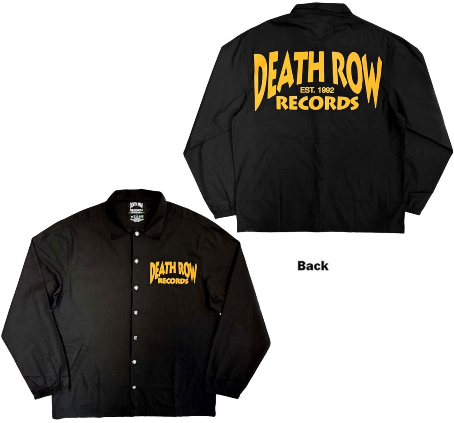 Death Row Records - Logo Shirt - XL - Zwart