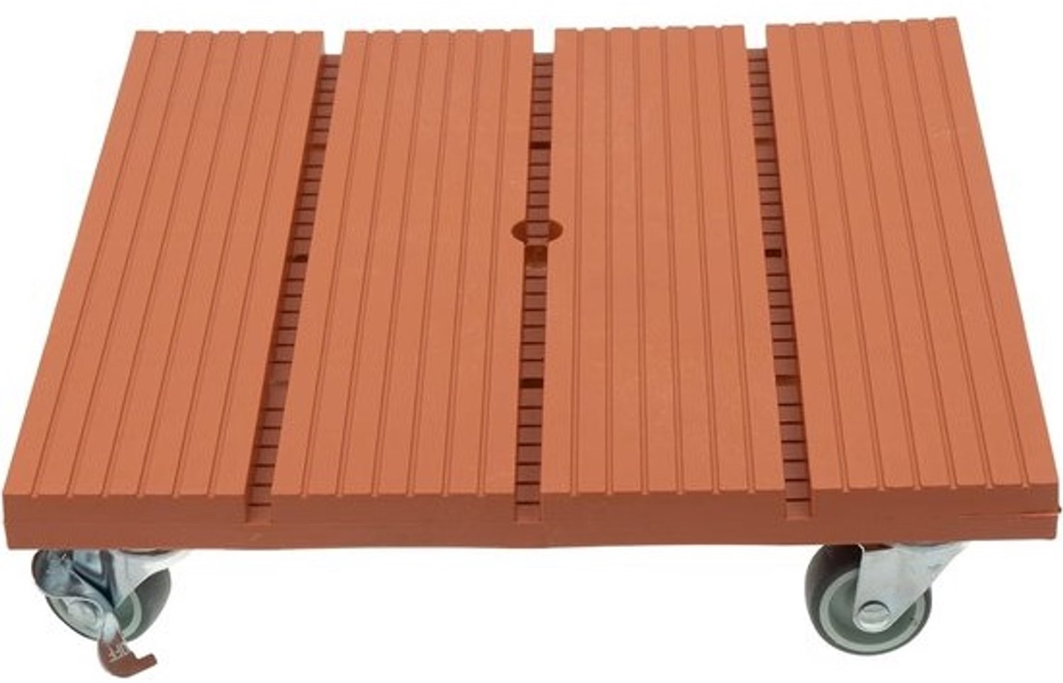 Vierkante plantenroller van WPC - voor binnen en buiten - Max. 80 kg